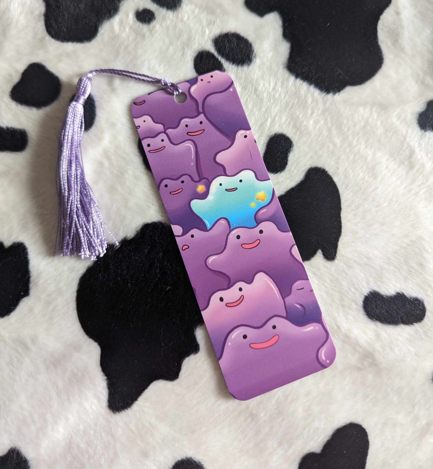 Rainbow Blob Inspired Tassled Bookmarks