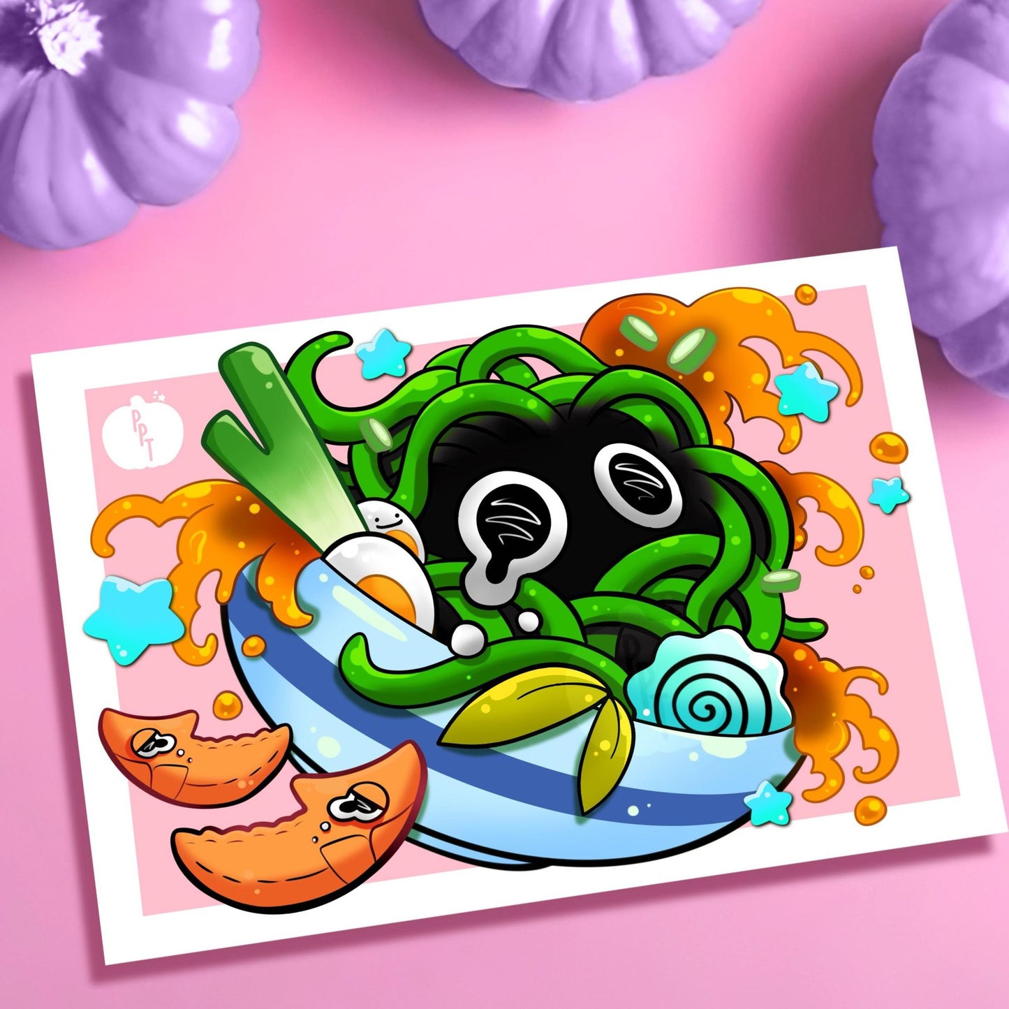Tangela Ramen Art Prints