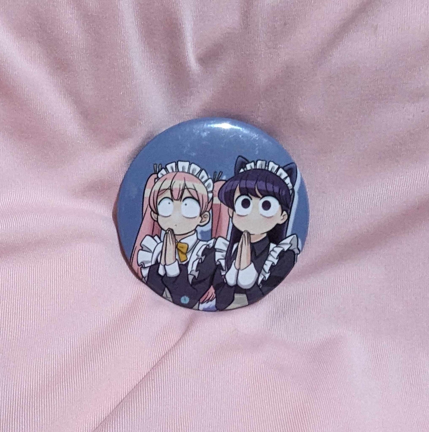 Komi can't Communicate inspired Badges