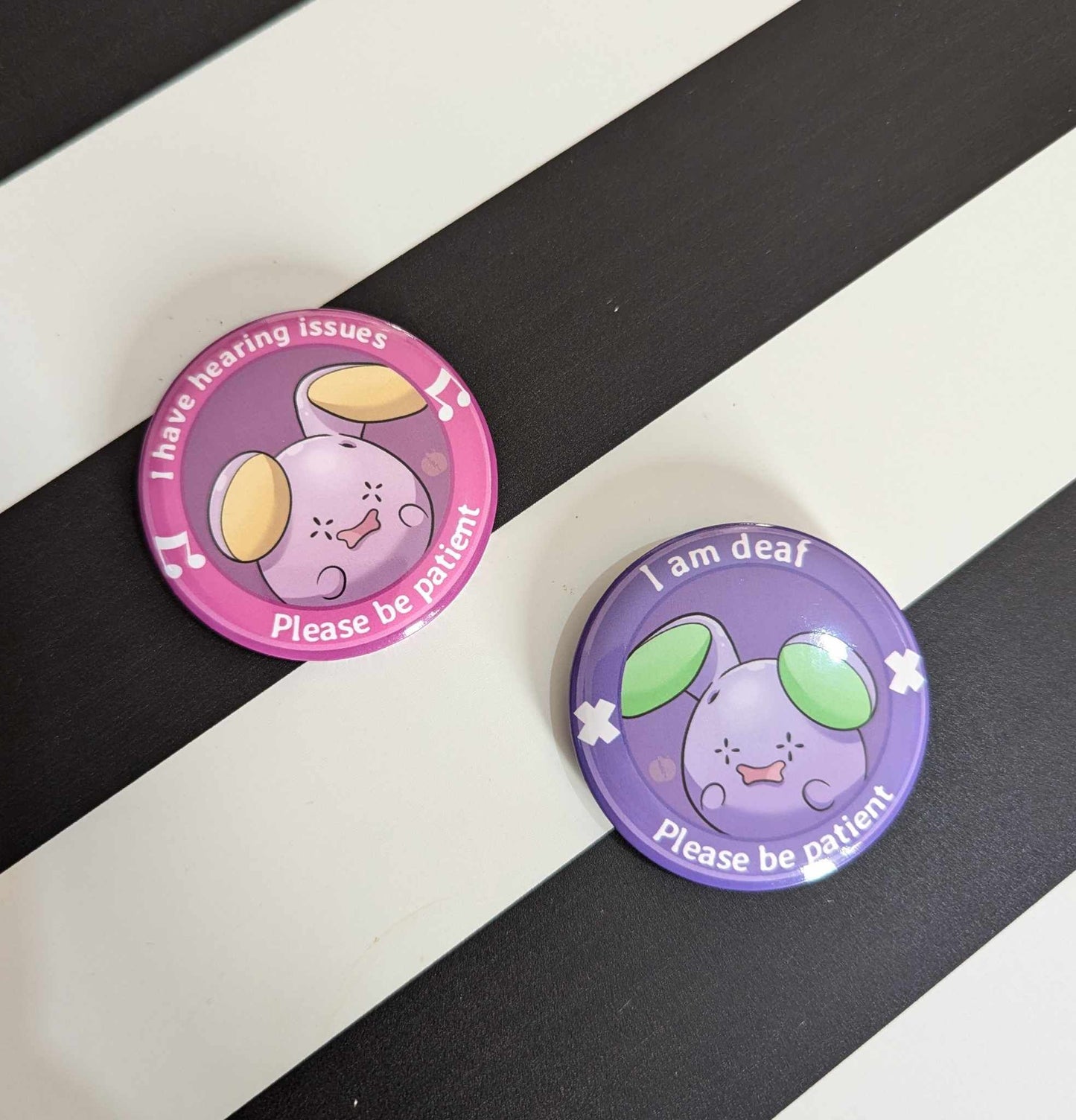 Poke-Health Button Badges