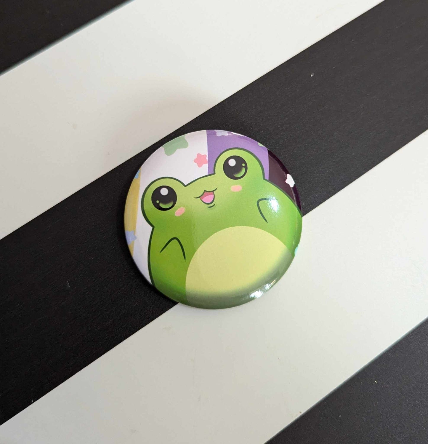 PRIDE Frogs Button Badges