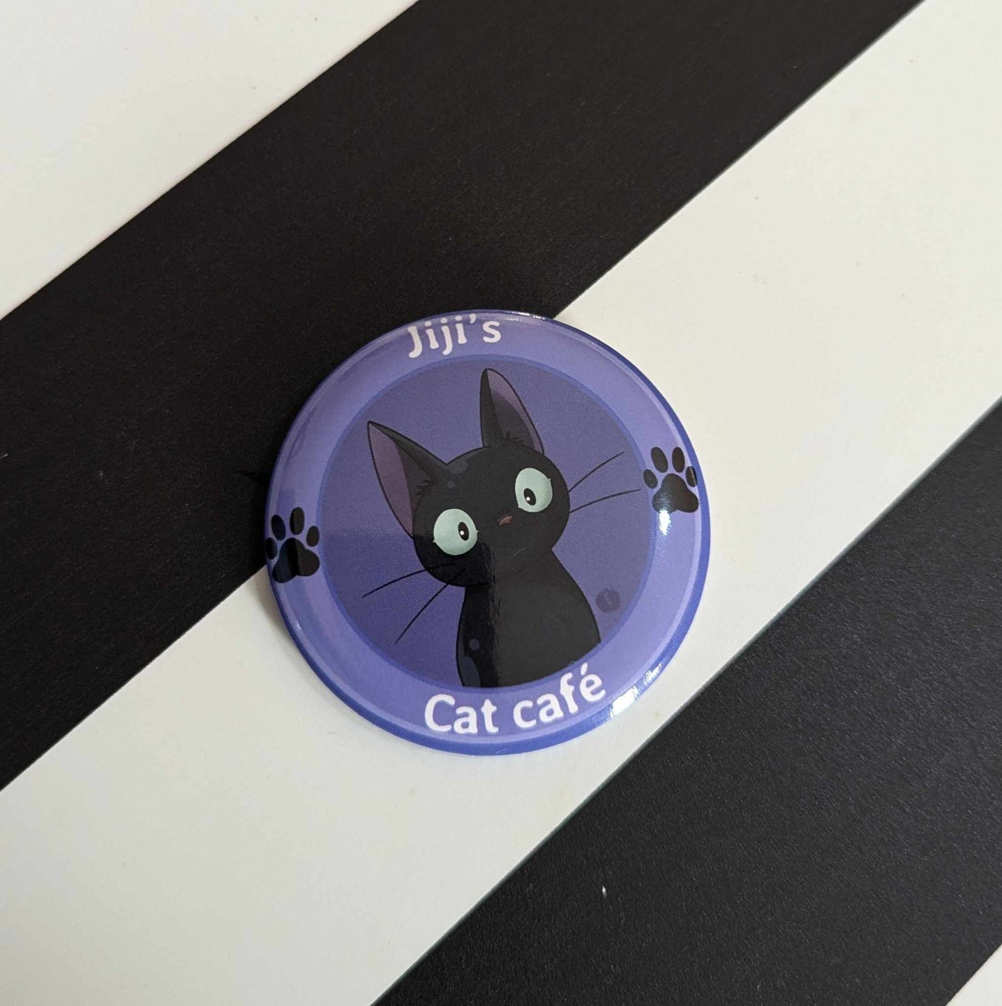 Club themed Ghibli Inspired Button Badges