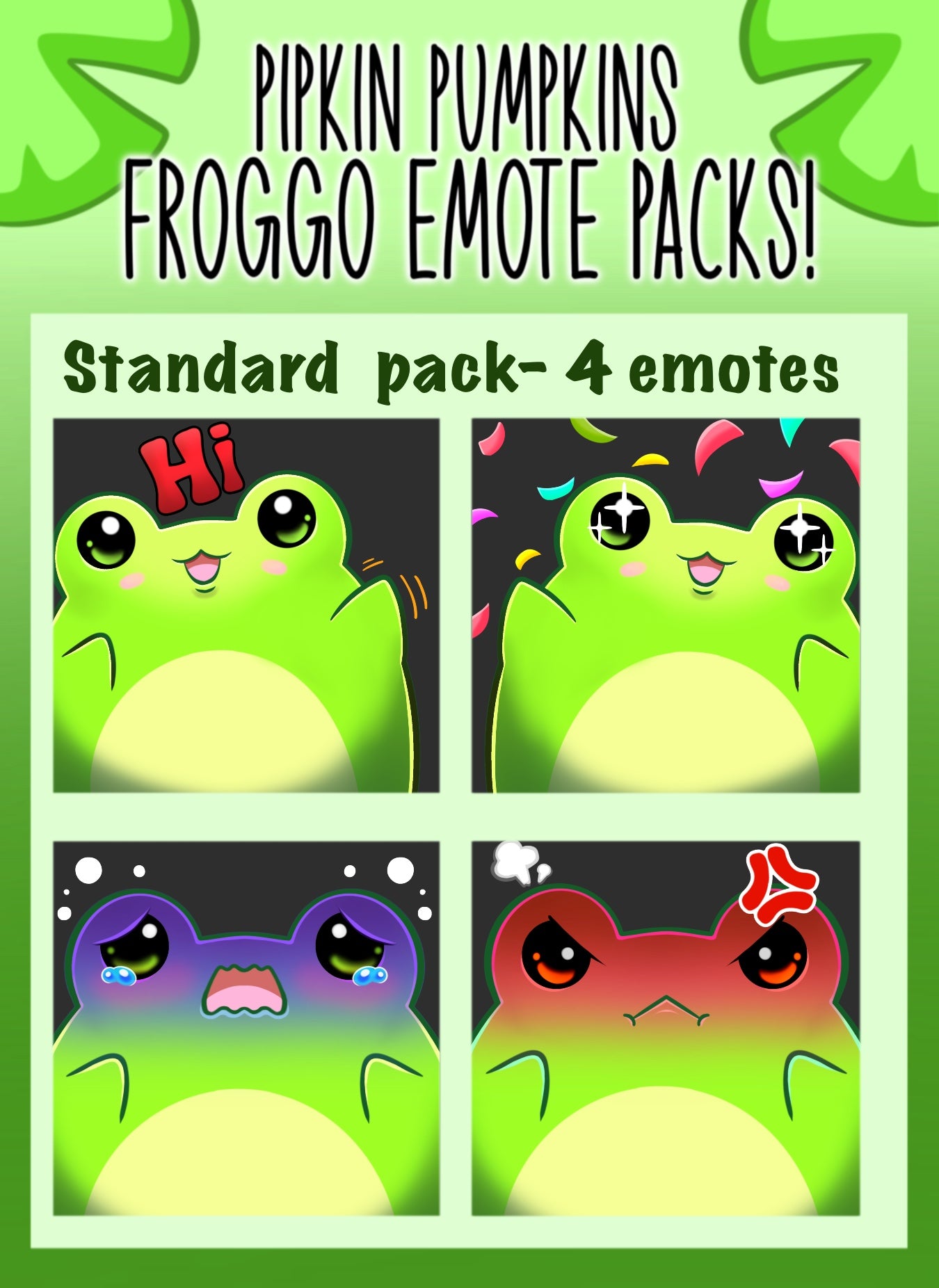 Froggo Emote Packs!
