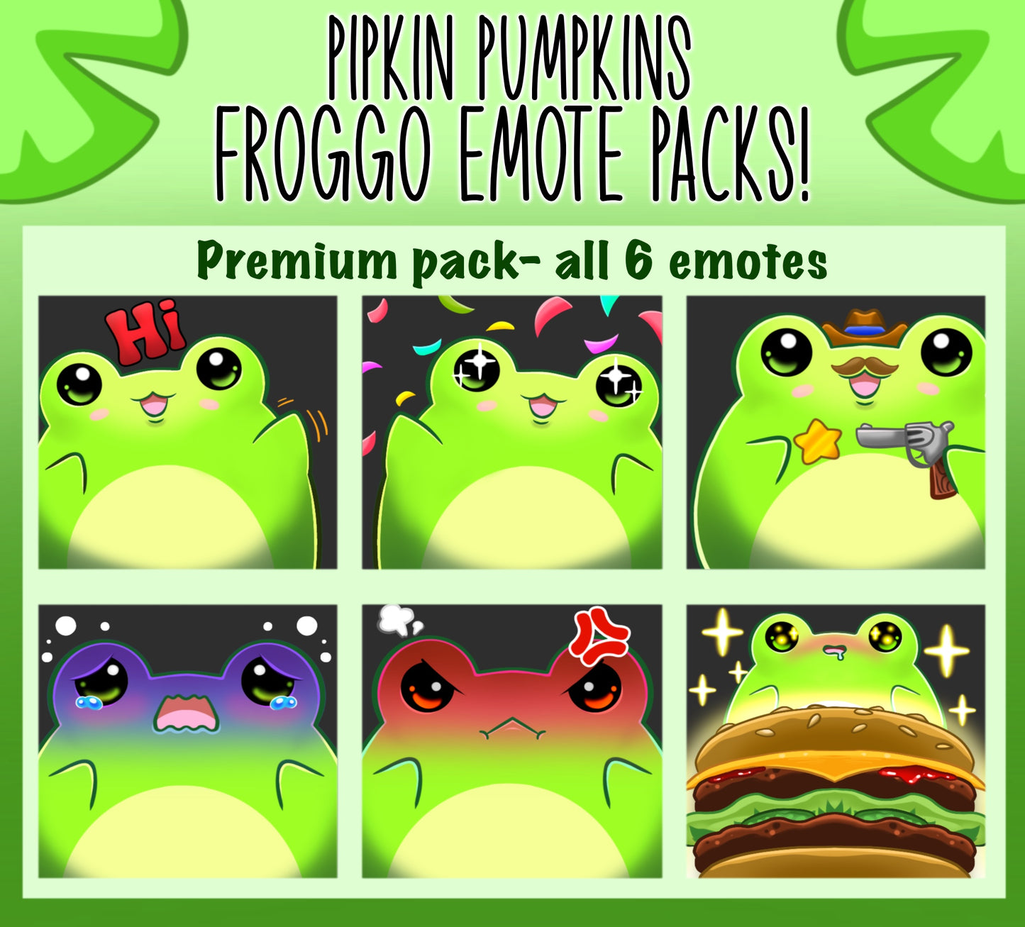 Froggo Emote Packs!