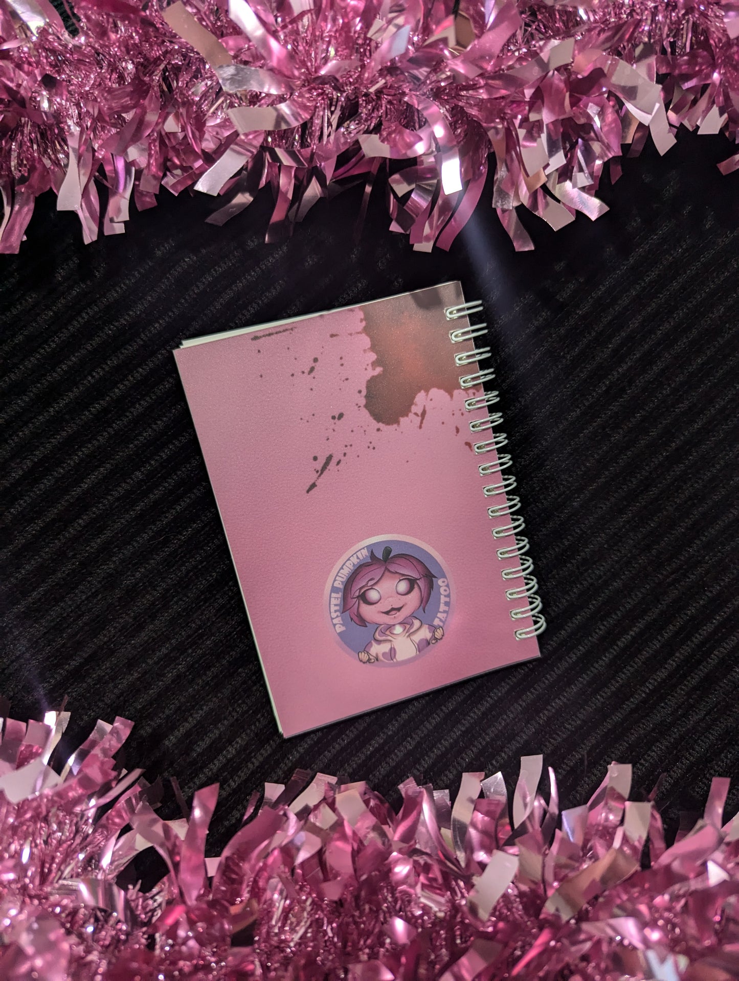 Pink Deathly A5 Notebook