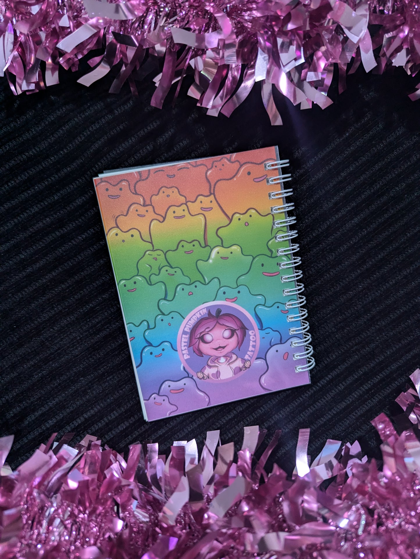 Rainbow blob A5 Notebook