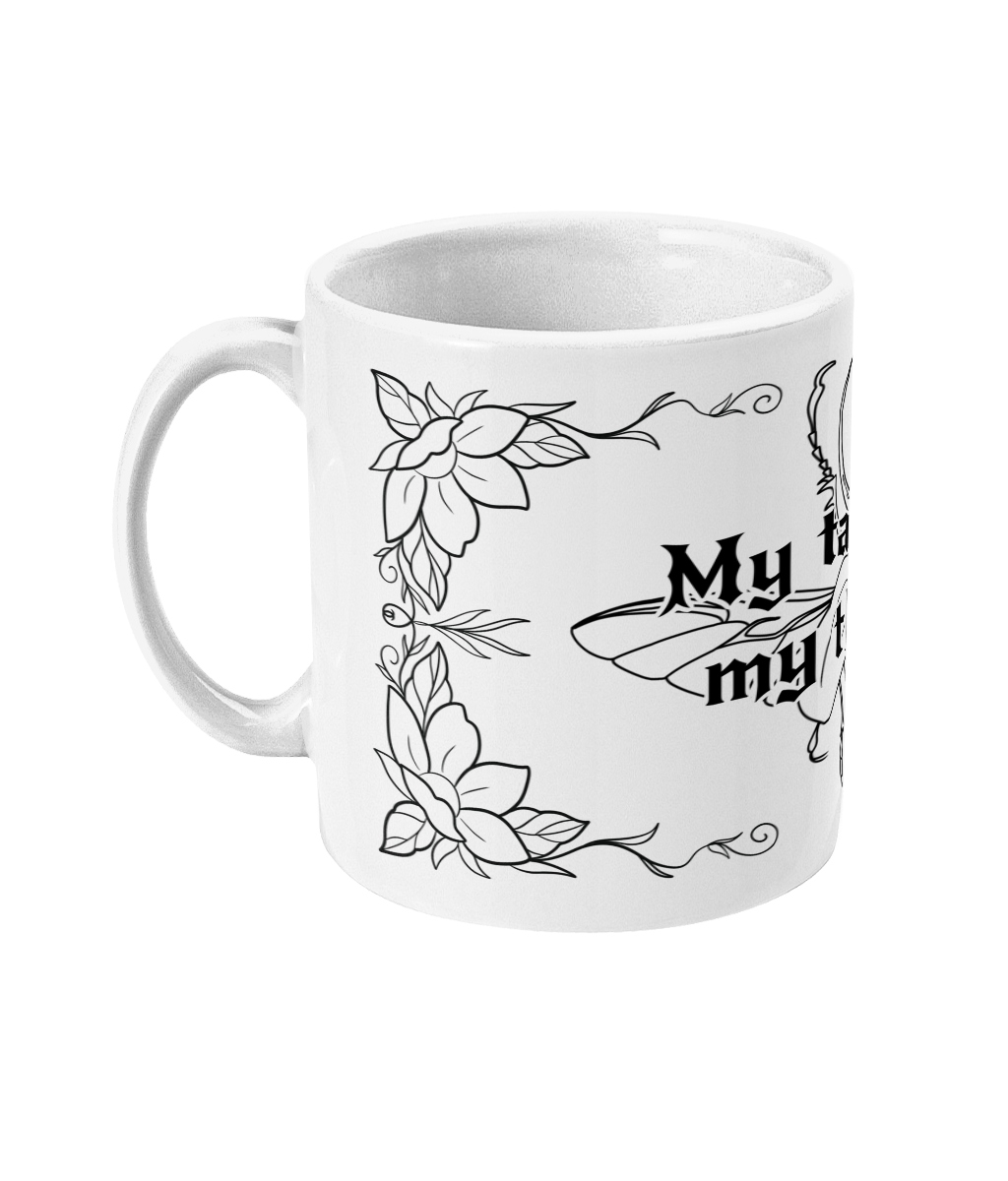 My tattooist is my therapist mug