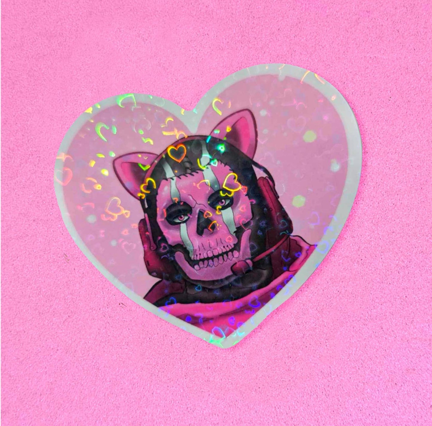 Call of Duwuty Holo Heart Stickers