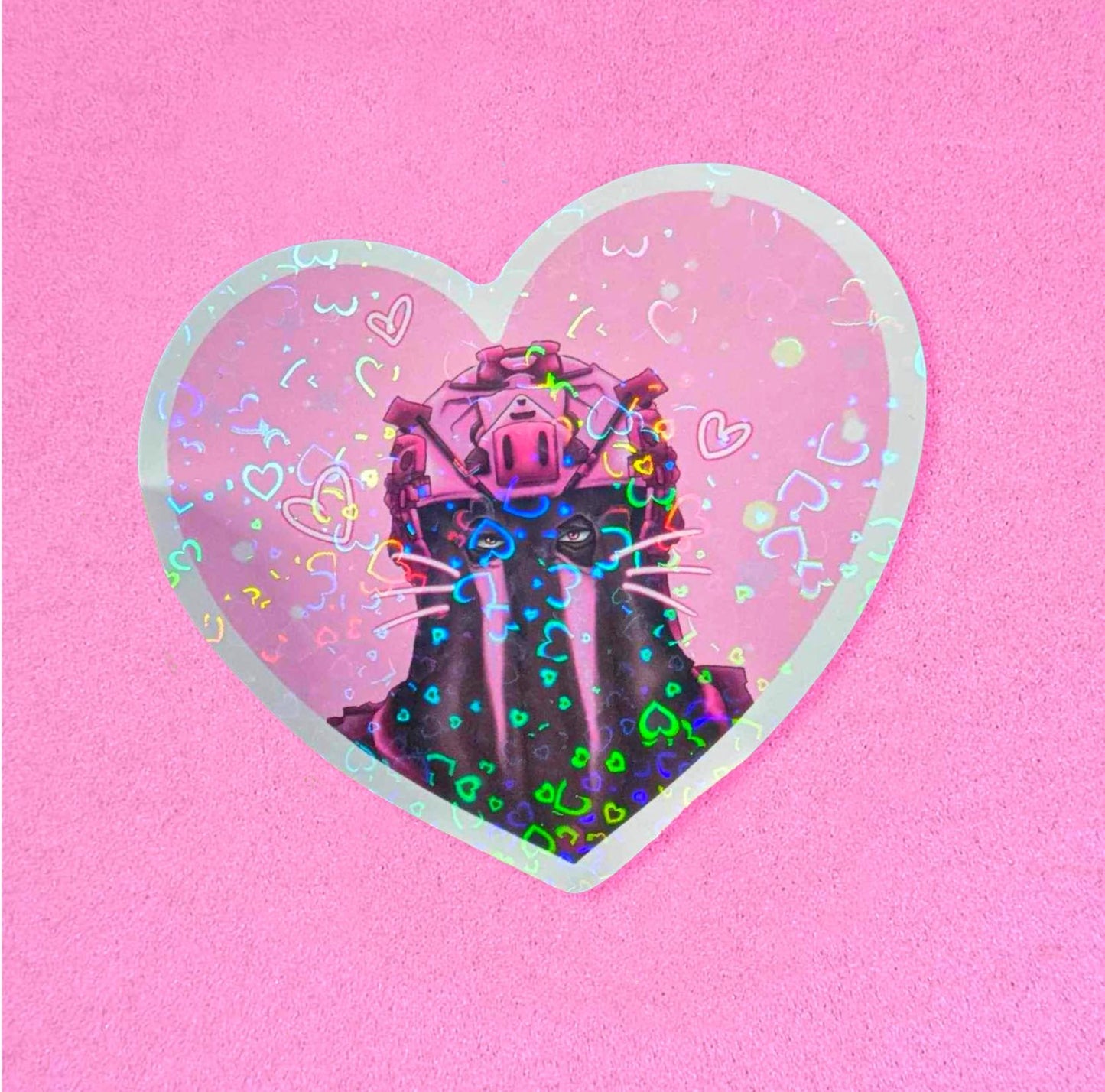 Call of Duwuty Holo Heart Stickers