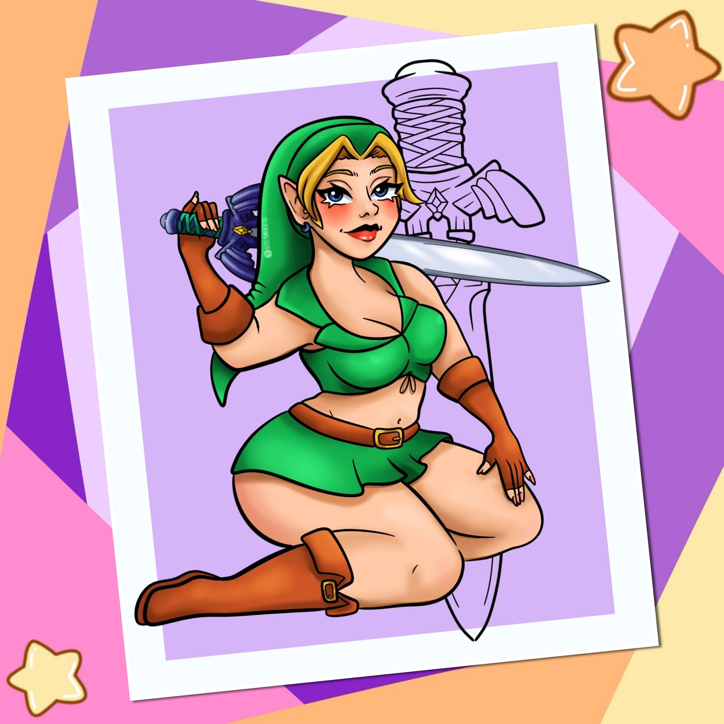 Hyrule hottie Inspired Art Prints