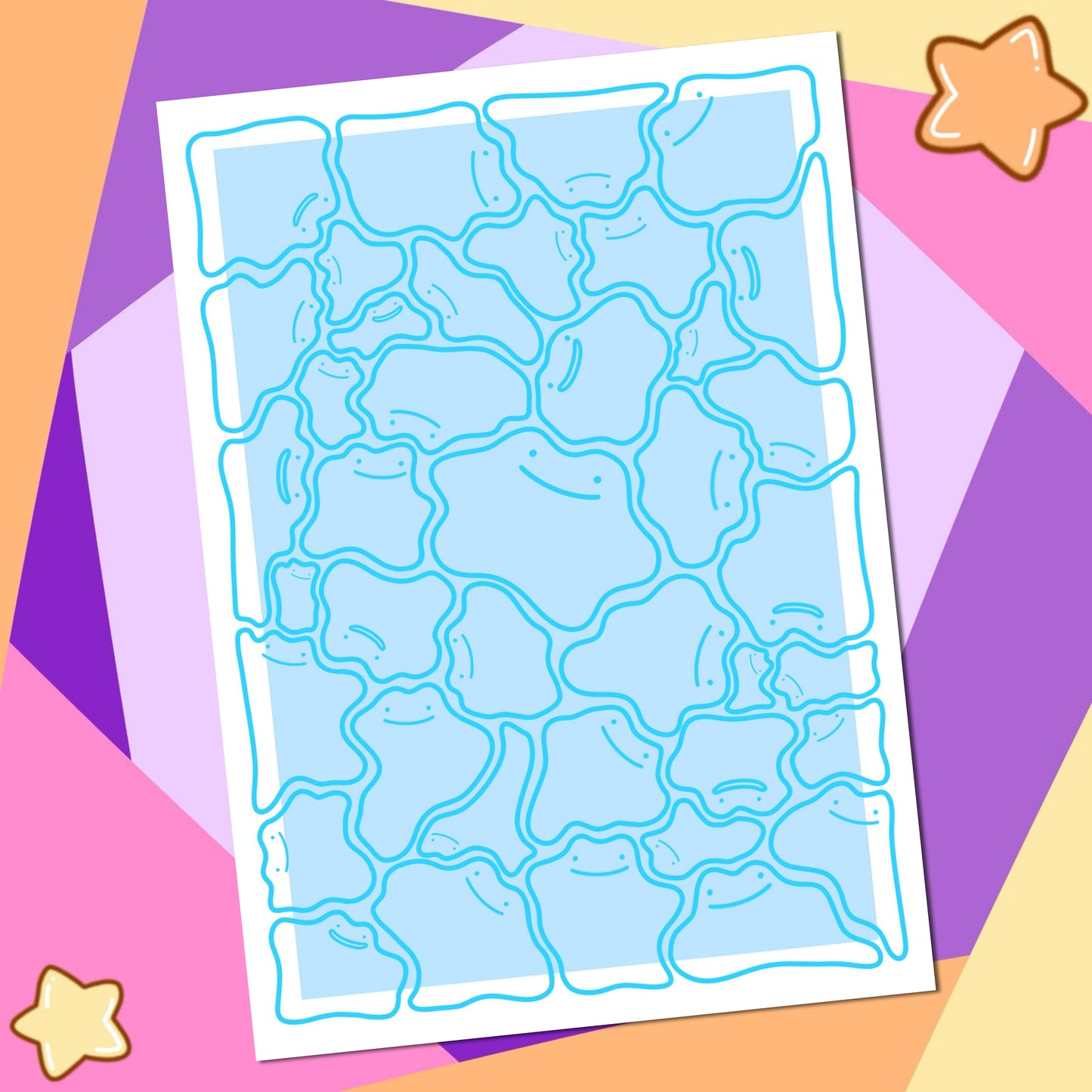 Ditto Blob Inspired Art Prints