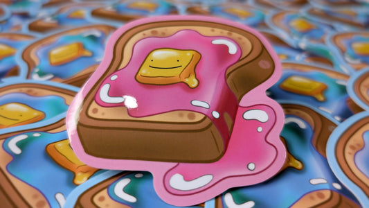 Ditto Toast Stickers