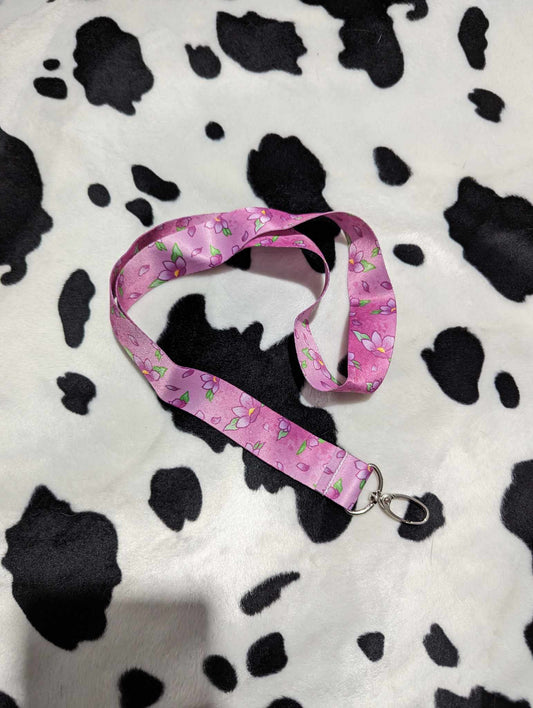 Sakura Dreams Lanyard NO SAFETY CLASP