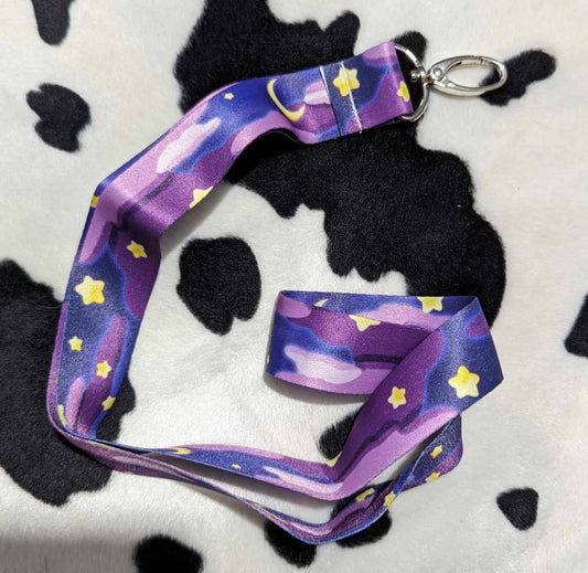 Starry Night Lanyard NO SAFETY CLASP