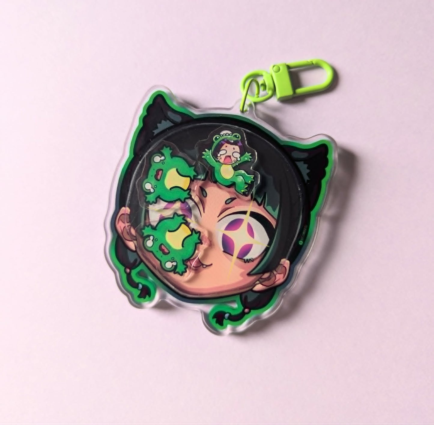 Mao Mao Froggo Shaker Keychains