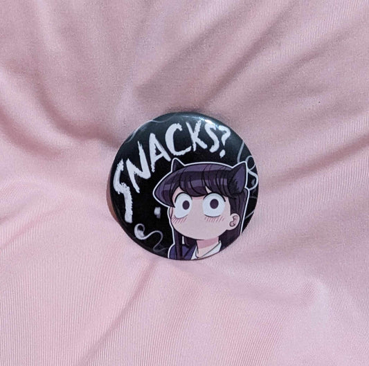 Komi can't Communicate inspired Badges