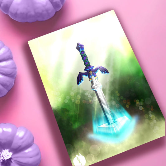 Master Sword Inspired Art Prints