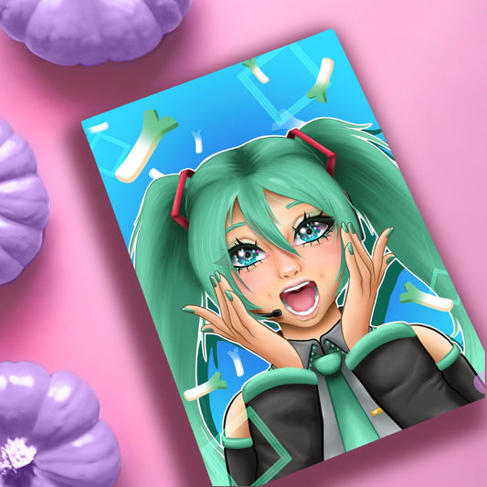 Miku Inspired Art Prints