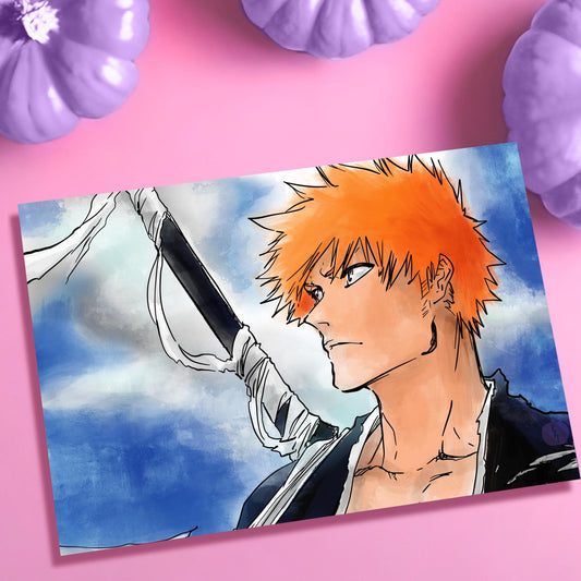 Ichigo Kurosaki Inspired Art Prints