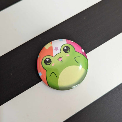 PRIDE Frogs Button Badges
