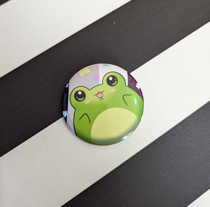 PRIDE Frogs Button Badges