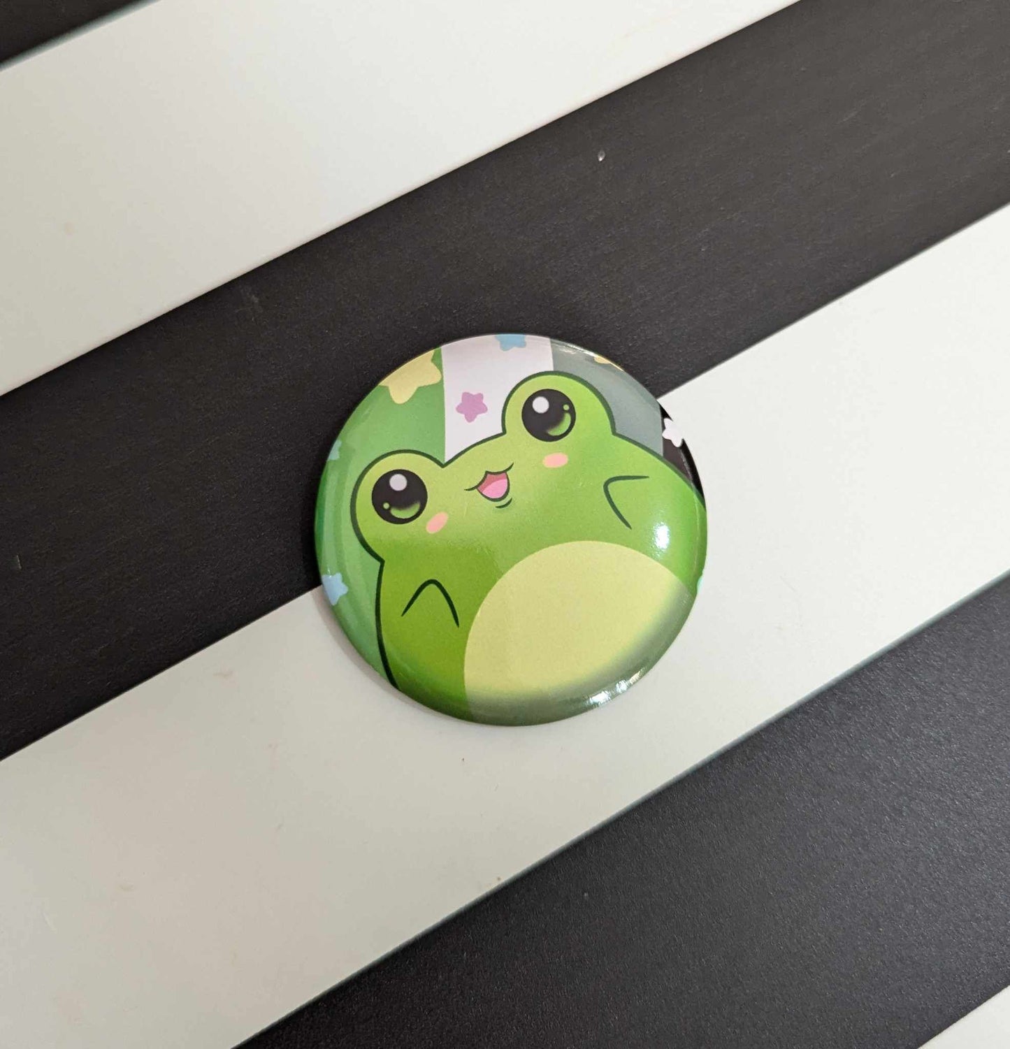 PRIDE Frogs Button Badges