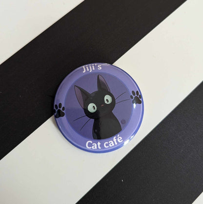 Club themed Ghibli Inspired Button Badges