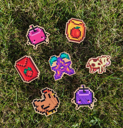 Farmers Special Stardew Inspired Wooden Pin