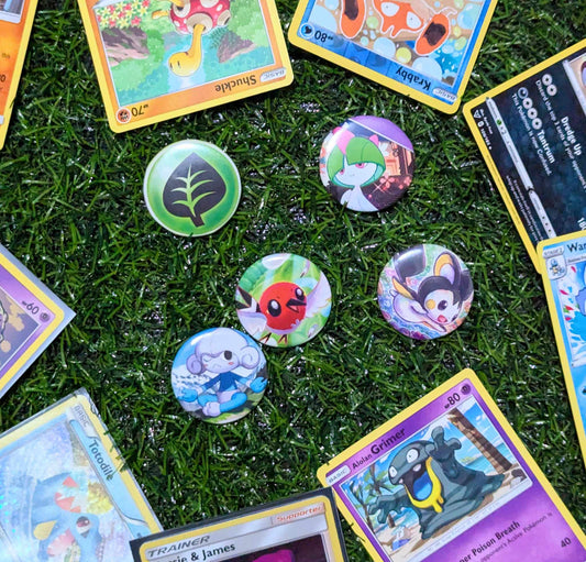 Mystery Bundle Pocket///Monster Button Badges