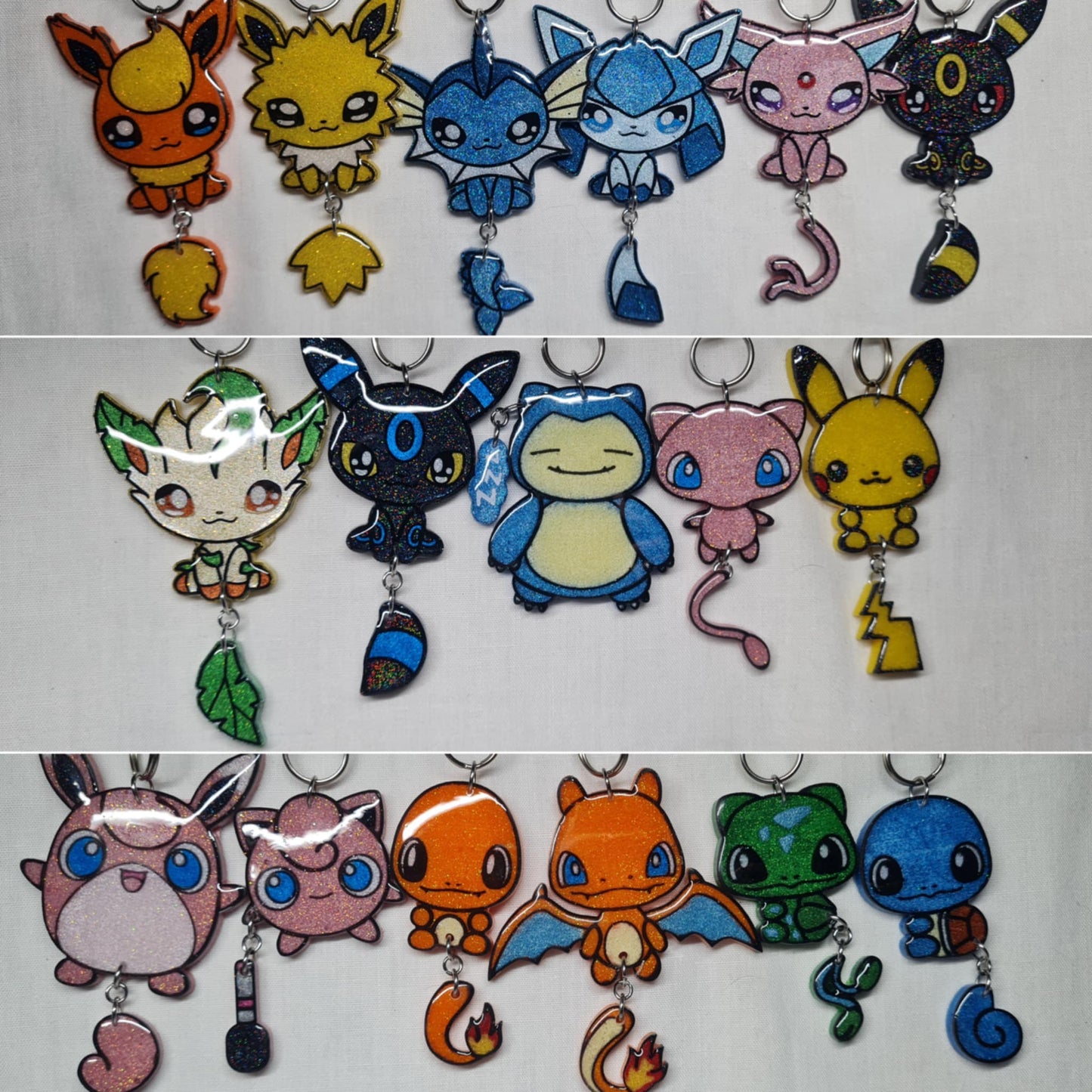 Resin Poke Pal Keychains