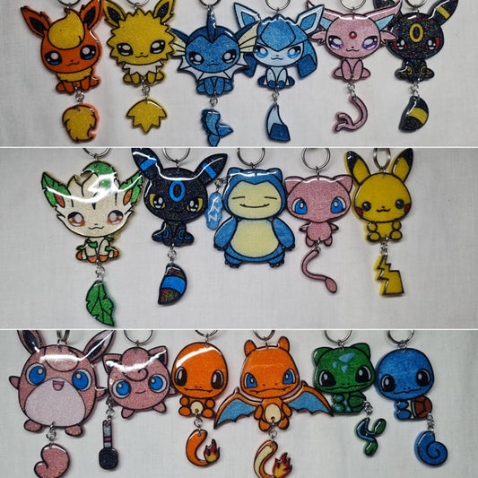Resin Poke Pal Keychains