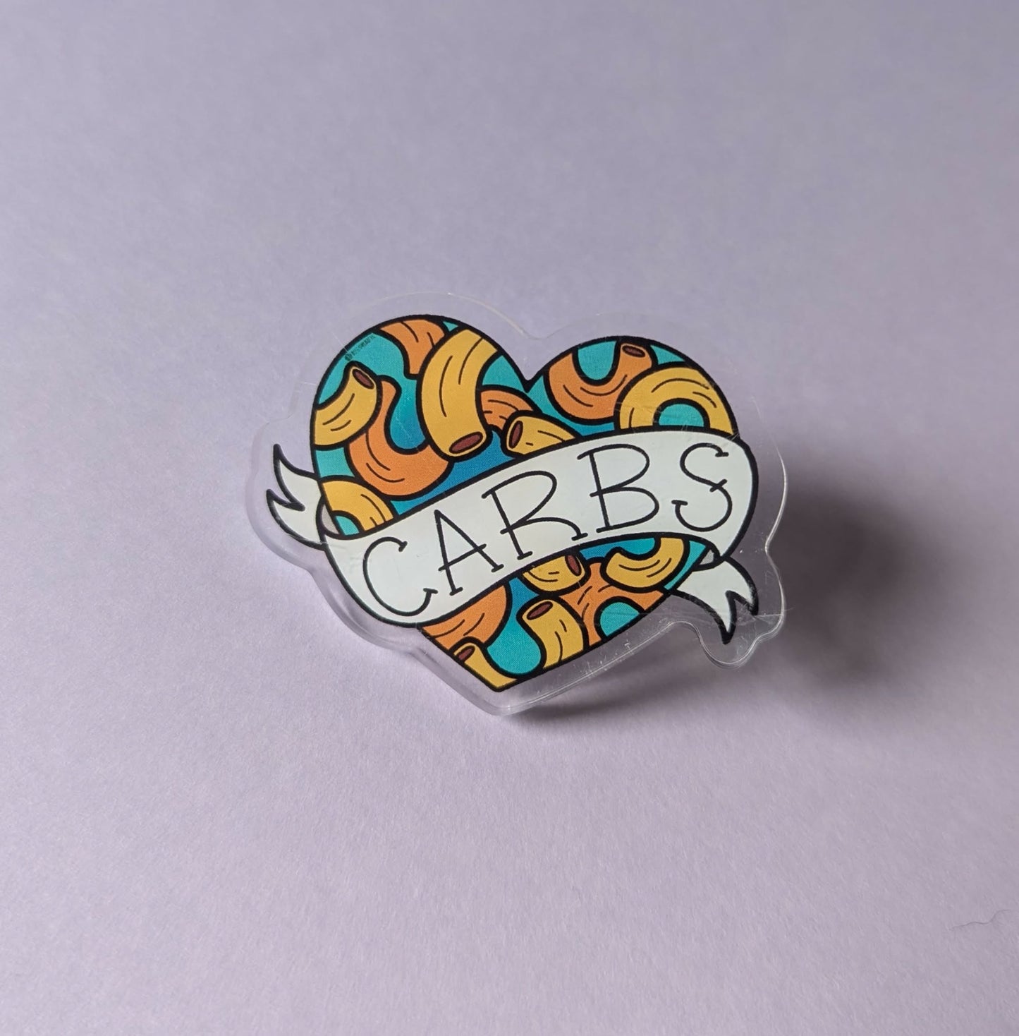 Acrylic pin badges