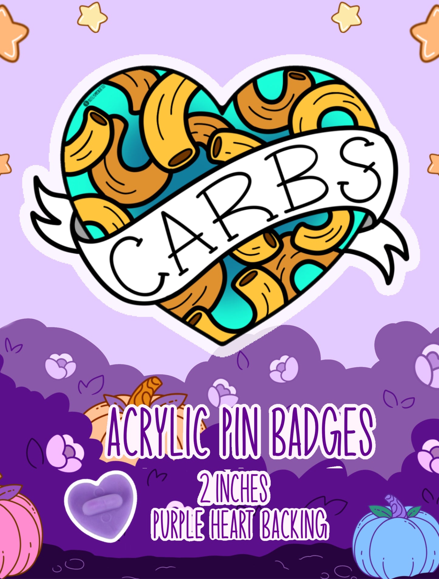 Acrylic pin badges