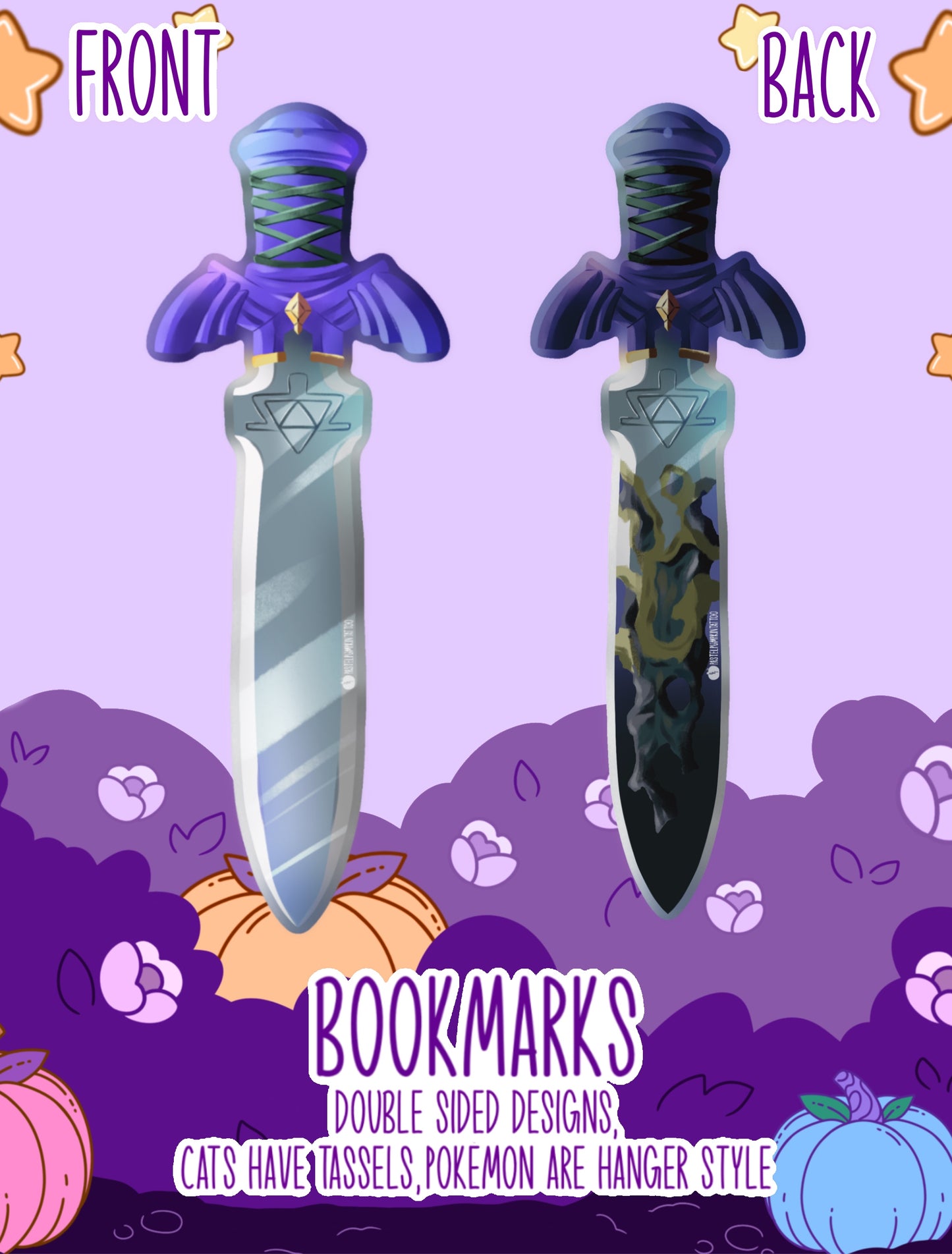 Master Sword Tassled Bookmarks