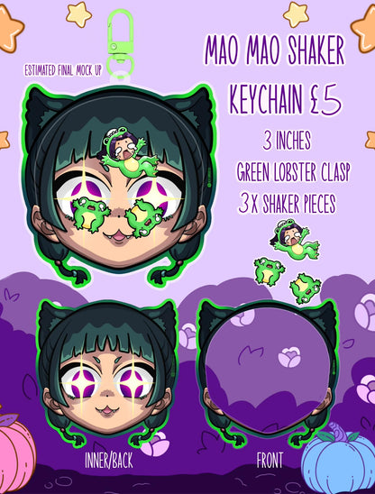 Mao Mao Froggo Shaker Keychains