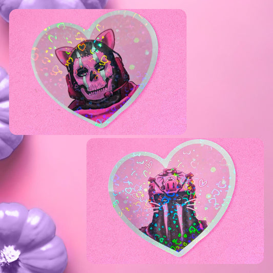 Call of Duwuty Holo Heart Stickers