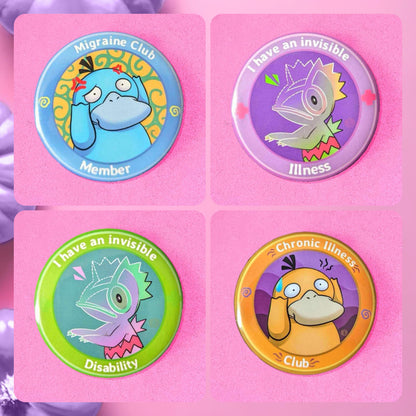 Poke-Health Button Badges