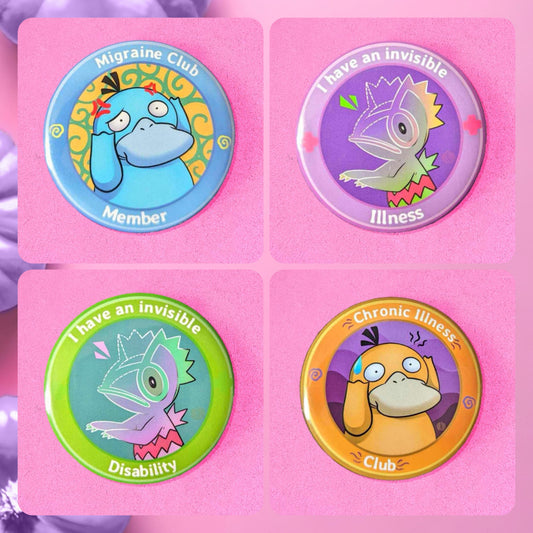 Poke-Health Button Badges