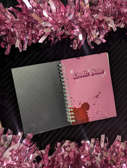 Pink Deathly A5 Notebook