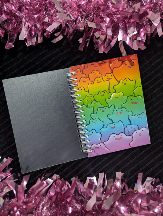 Rainbow blob A5 Notebook