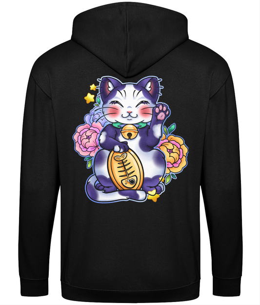 Lucky Neko Zip Hoodie PREORDER