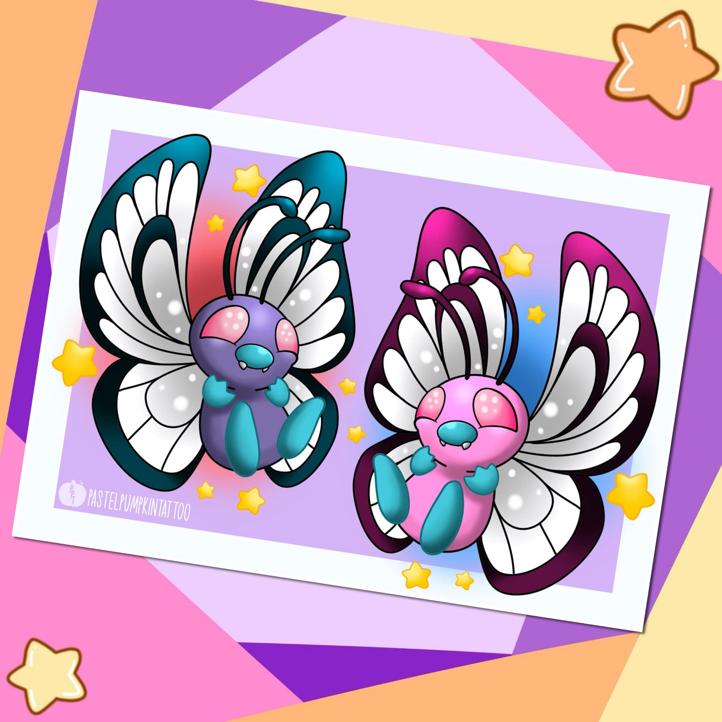 Flying butter free Inspired Art Prints