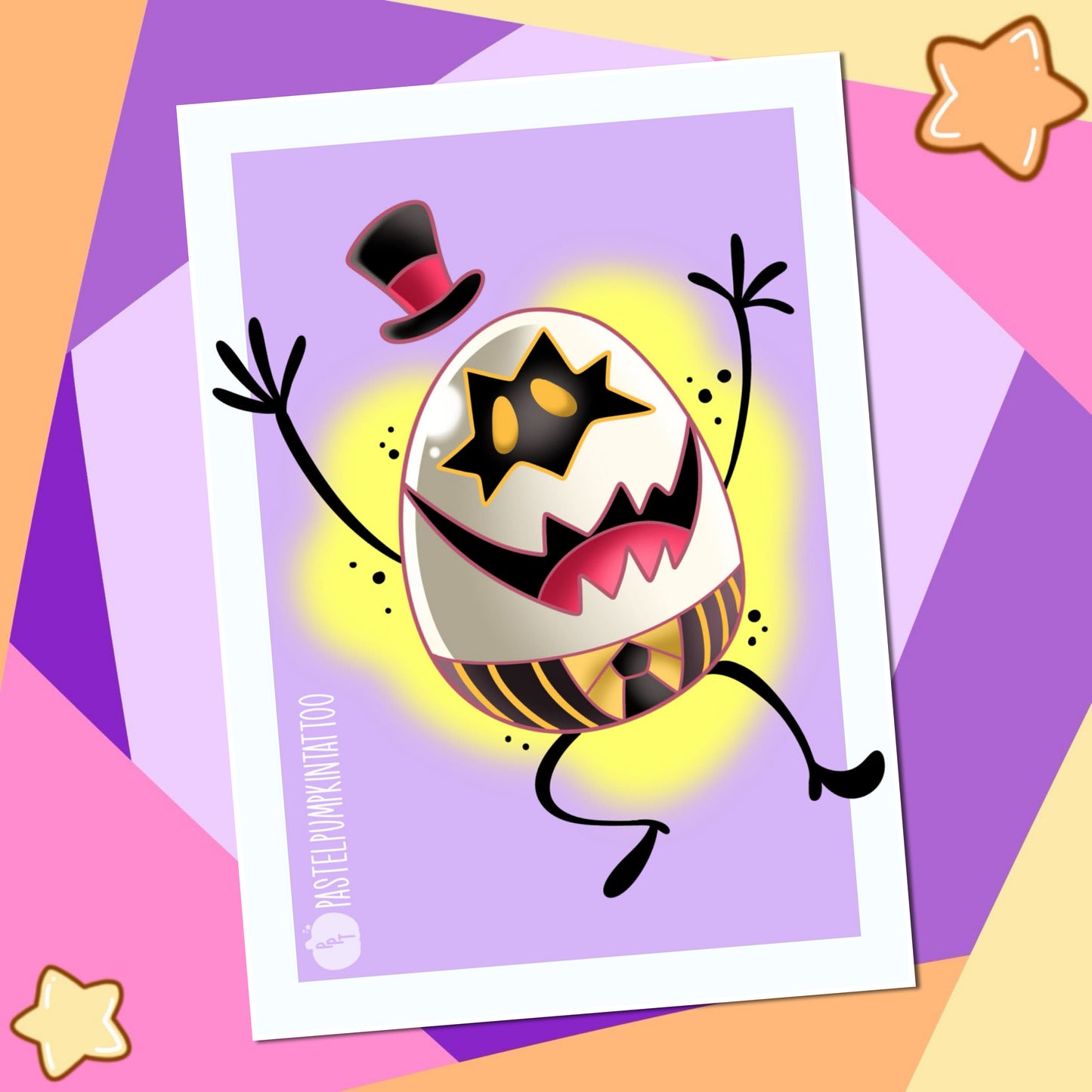 Eggy boy Inspired Art Prints