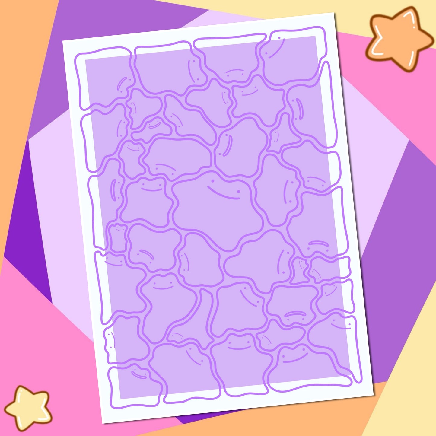 Ditto Blob Inspired Art Prints