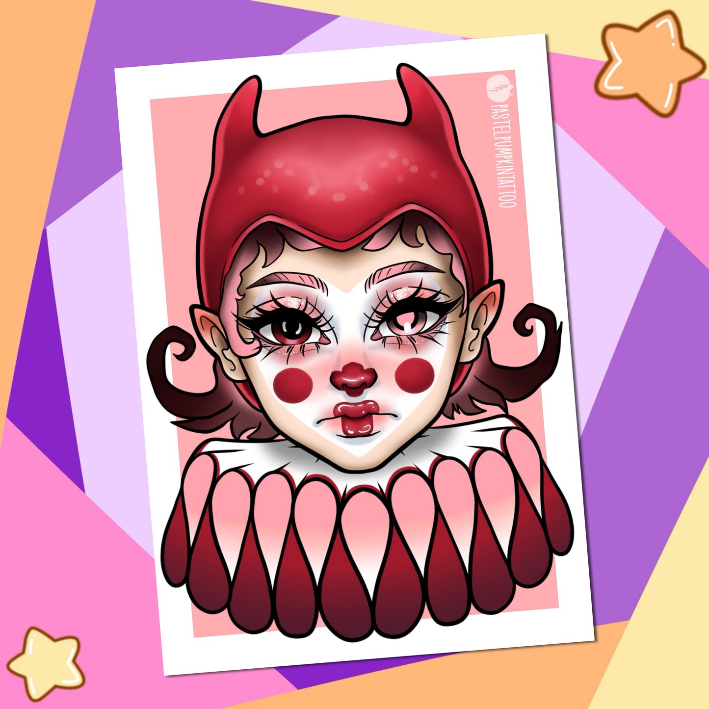 Devil Harlequin Art Prints